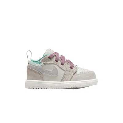 Pre-owned Air Jordan 1 Low Alt Se Td 'sail Violet Dust' | Cream | Infant Size 2 In White
