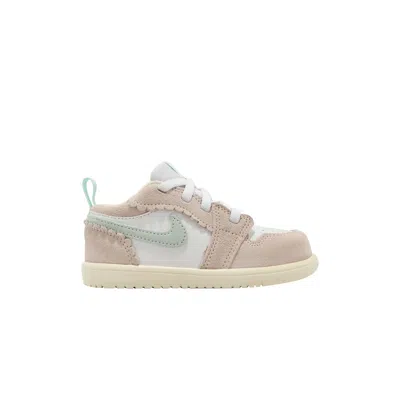 Pre-owned Air Jordan 1 Low Alt Se Td 'scalloped Edge' | Pink | Infant Size 10