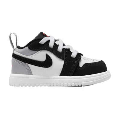 Pre-owned Air Jordan 1 Low Alt Se Td 'white Black Matte Silver' | Infant Size 10
