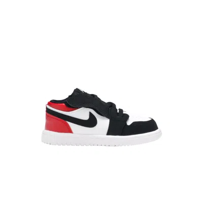 Pre-owned Air Jordan 1 Low Alt Td 'black Toe' | White | Infant Size 7