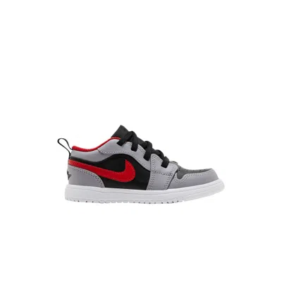 Pre-owned Air Jordan 1 Low Alt Td 'cement Fire Red' | Grey | Infant Size 5