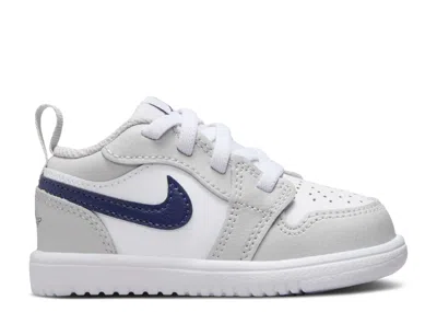 Air Jordan Babies'  1 Low Alt Td 'georgetown' In White
