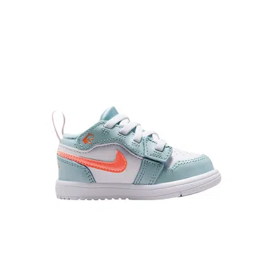 Pre-owned Air Jordan 1 Low Alt Td 'ocean Bliss White' | Green | Infant Size 6