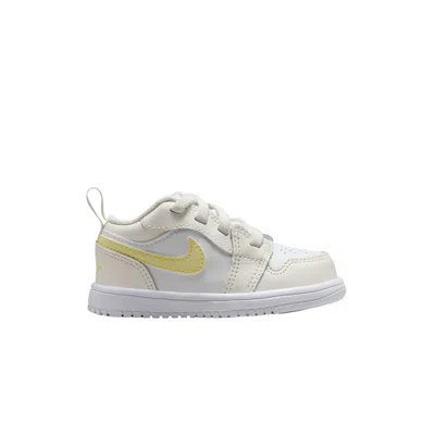 Pre-owned Air Jordan 1 Low Alt Td 'sail Light Laser Orange' | Cream | Infant Size 9 In White