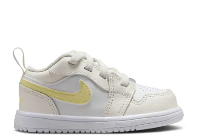Air Jordan Babies'  1 Low Alt Td 'sail Light Laser Orange' In White