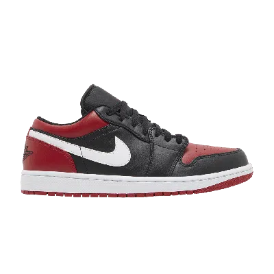 Pre-owned Air Jordan 1 Low 'alternate Bred Toe' In Black
