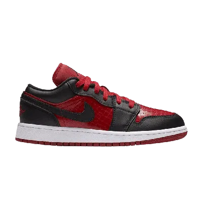 Pre-owned Air Jordan 1 Low Bg 'gym Red Black'