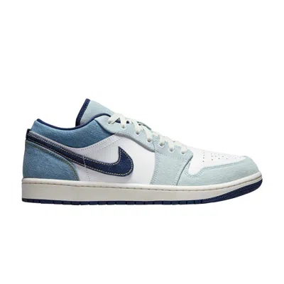 Pre-owned Air Jordan 1 Low 'denim' | Blue | Men's Size 16