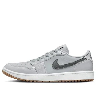 Air Jordan 1 Low Golf 'wolf Grey Gum' In Gray
