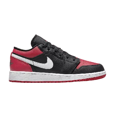 Pre-owned Air Jordan 1 Low Gs 'alternate Bred Toe' In Black