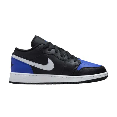 Pre-owned Air Jordan 1 Low Gs 'black Royal Toe' | Kid's Size 5