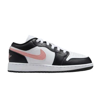 Pre-owned Air Jordan 1 Low Gs 'black Rust Pink' | White | Kid's Size 6.5