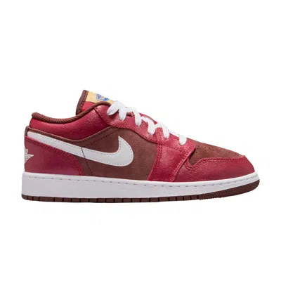 Pre-owned Air Jordan 1 Low Gs 'bread, Butter, & Sole' | Red | Kid's Size 3.5