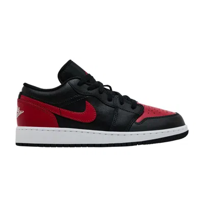 Pre-owned Air Jordan 1 Low Gs 'bred' | Kid's Size 3 In Red