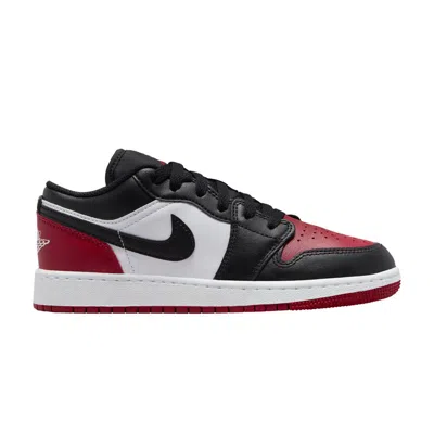 Pre-owned Air Jordan 1 Low Gs 'bred Toe 2.0' | Kid's Size 3.5
