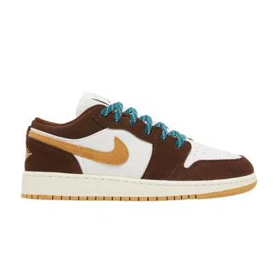 Pre-owned Air Jordan 1 Low Gs 'cacao Wow' | Brown | Kid's Size 3.5