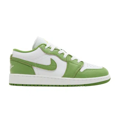 Pre-owned Air Jordan 1 Low Gs 'chlorophyll' | Green | Kid's Size 5