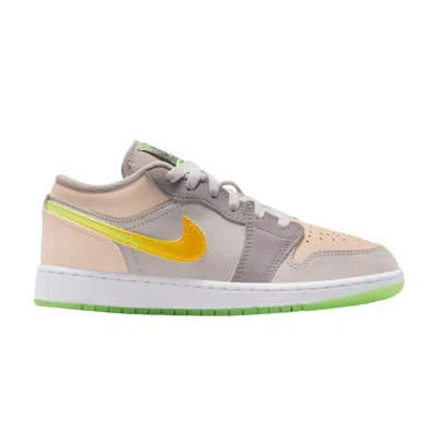 Pre-owned Air Jordan 1 Low Gs 'erase Your Mistakes' | Grey | Kid's Size 6