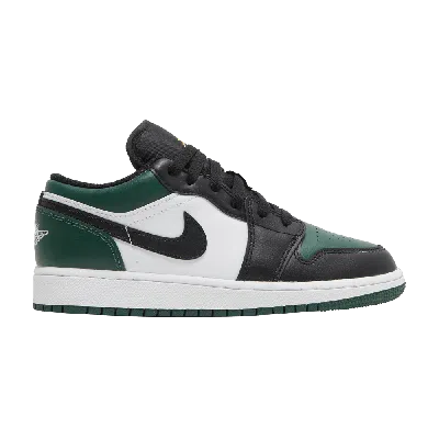 Pre-owned Air Jordan 1 Low Gs 'green Toe'