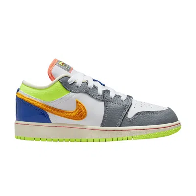 Pre-owned Air Jordan 1 Low Gs 'hoops' | Multi-color | Kid's Size 6