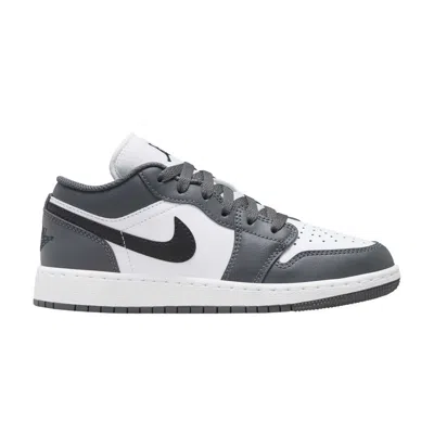 Pre-owned Air Jordan 1 Low Gs 'iron Grey' | Kid's Size 4