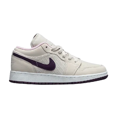 Pre-owned Air Jordan 1 Low Gs 'night Purple'