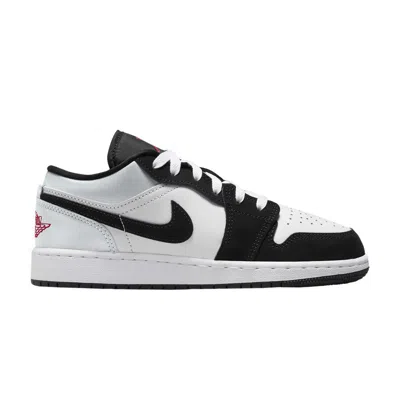 Pre-owned Air Jordan 1 Low Gs 'panda Toe' | White | Kid's Size 4.5