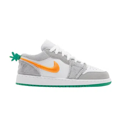 Pre-owned Air Jordan 1 Low Gs 'rabbit' | Grey | Kid's Size 6.5 In Gray