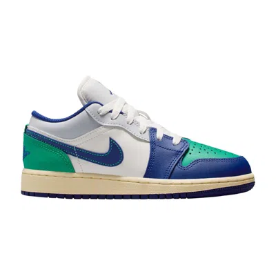 Pre-owned Air Jordan 1 Low Gs 'rare Air' | Blue | Kid's Size 6.5