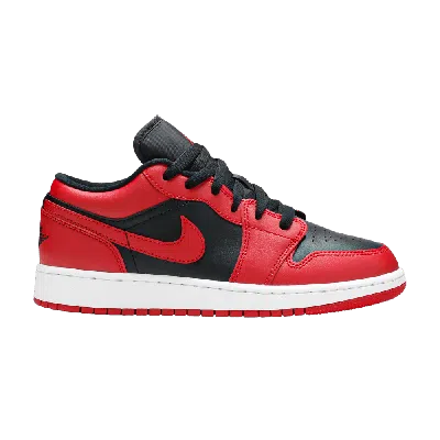 Pre-owned Air Jordan 1 Low Gs 'reverse Bred' In Red