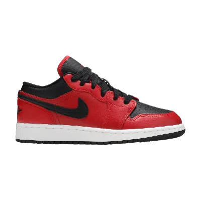 Pre-owned Air Jordan 1 Low Gs 'reverse Bred' In Red