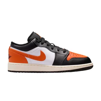 Pre-owned Air Jordan 1 Low Gs 'shattered Backboard 2.0' | Orange | Kid's Size 5