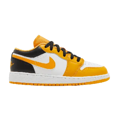 Pre-owned Air Jordan 1 Low Gs 'taxi White' In Yellow