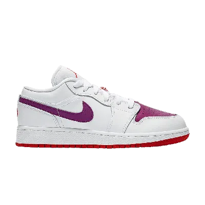 Pre-owned Air Jordan 1 Low Gs 'white Berry'