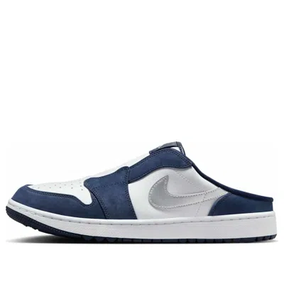 Air Jordan 1 Low Mule Golf 'midnight Navy' In Blue
