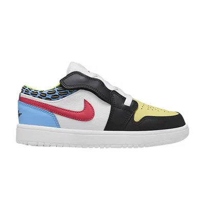 Pre-owned Air Jordan 1 Low Ps 'funky Patterns' | White | Kid's Size 12