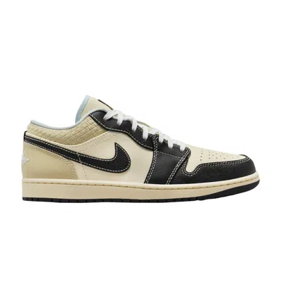 Pre-owned Air Jordan 1 Low Se 'coconut Milk Black' In White