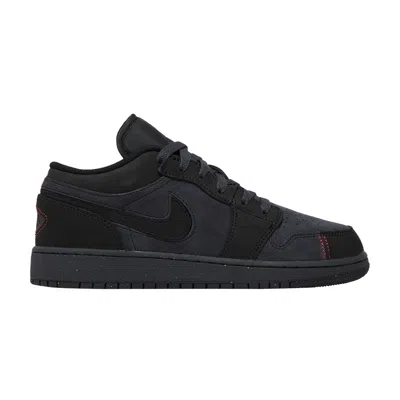 Pre-owned Air Jordan 1 Low Se Craft Gs 'dark Smoke Red' | Grey | Kid's Size 4 In Gray