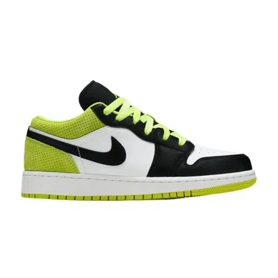 Pre-owned Air Jordan 1 Low Se Gs 'black Cyber' | Kid's Size 7