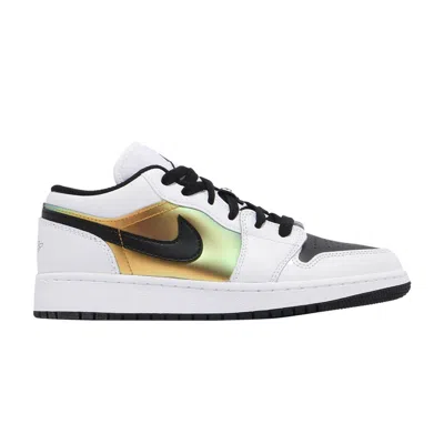 Pre-owned Air Jordan 1 Low Se Gs 'color-shifting' | White | Kid's Size 4.5