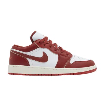 Pre-owned Air Jordan 1 Low Se Gs 'dune Red' | Kid's Size 4.5