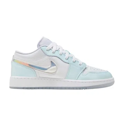 Pre-owned Air Jordan 1 Low Se Gs 'glacier Blue' | Kid's Size 5.5