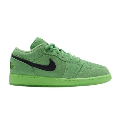 Pre-owned Air Jordan 1 Low Se Gs 'lime Blast' | Green | Kid's Size 7