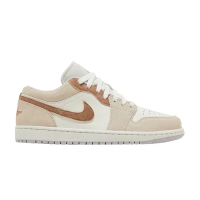 Pre-owned Air Jordan 1 Low Se 'sail Archaeo Brown' In Cream