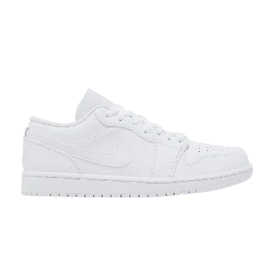 Pre-owned Air Jordan 1 Low 'triple White' 2022