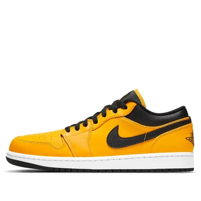 Air Jordan 1 Low 'university Gold Black' In Yellow