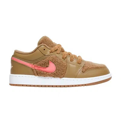 Pre-owned Air Jordan 1 Low Utility Gs 'teddy Bear' | Brown | Kid's Size 4
