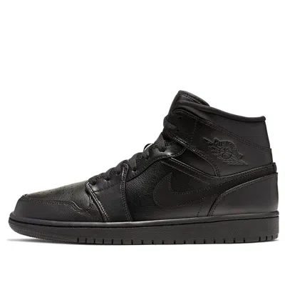 Air Jordan 1 Mid 'all Black'