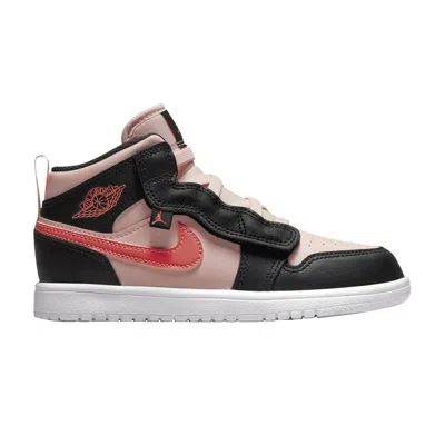 Pre-owned Air Jordan 1 Mid Alt Ps 'black Pink Crimson' | Kid's Size 13