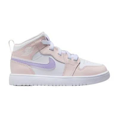 Pre-owned Air Jordan 1 Mid Alt Ps 'pink Wash' | Kid's Size 1.5